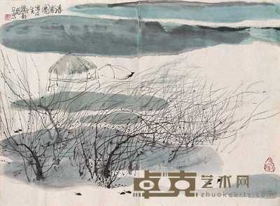 朱道平 春韵图 镜心 40.5×55.5cm